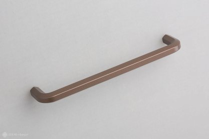 1491 мебельная ручка-скоба 160 мм коричневая