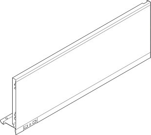 Царга LEGRABOX pure, высота C (177 мм), НД=270 мм, правая, белый-шелк