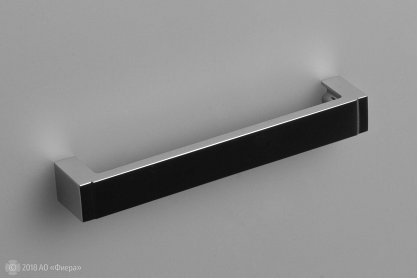 FS040 мебельная ручка-скоба 128 мм хром глянцевый