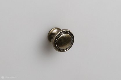 RC053 мебельная ручка-кнопка старинная латунь