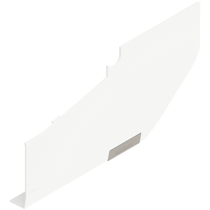 AVENTOS HS, заглушка основная белая, лев.