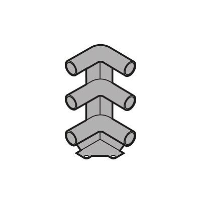 TANDEMBOX, Угловые держатели для выдвижной галереи тройные