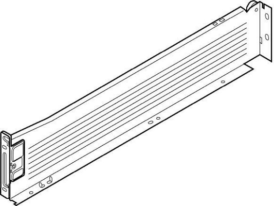 METABOX, Царга М, 86/400 мм, 25 кг, крем, лев.