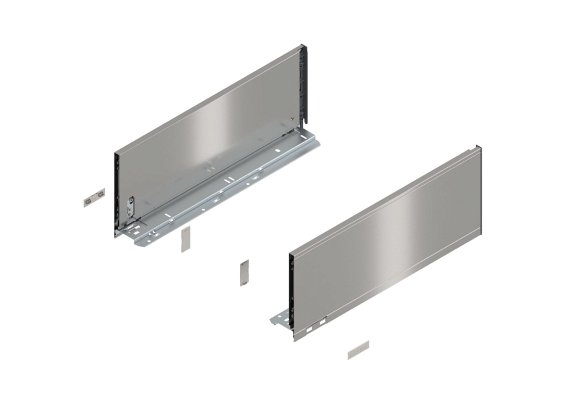 Комплект царг LEGRABOX pure, высота C (177 мм), НД=450 мм, нержавеющая сталь