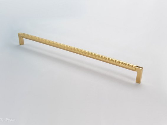 Trama мебельная ручка-скоба 320 мм золото глянцевое