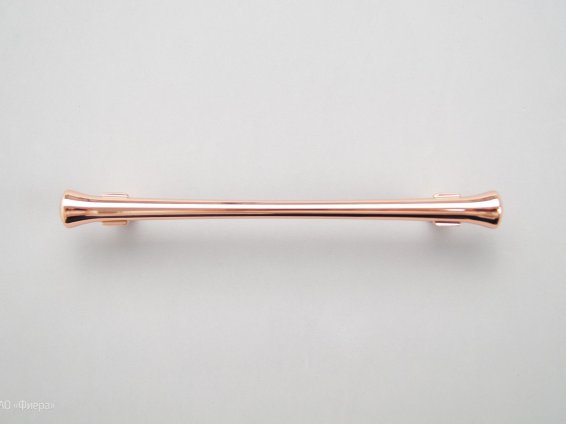 Etruria мебельная ручка-скоба 128 мм медь глянцевая