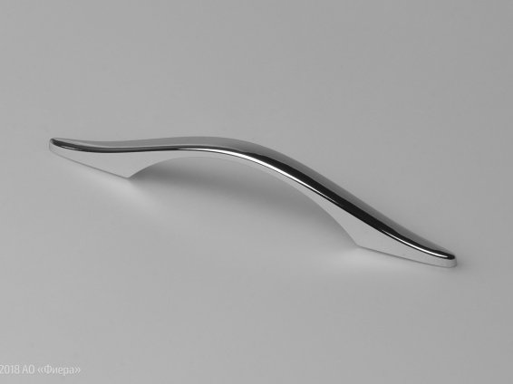 FS066 Мебельная ручка-скоба, 96 мм, хром глянцевый