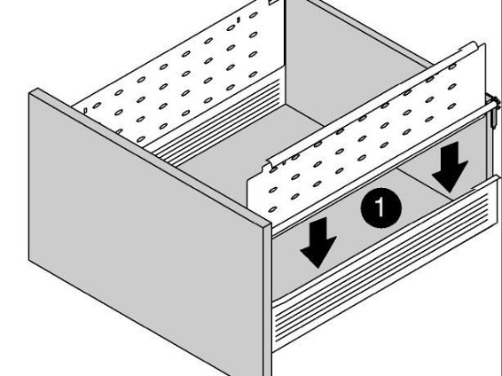 METABOX, одностенный BOXSIDE 500 мм, серый