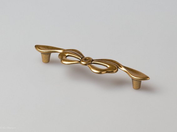 WMN701 мебельная ручка-скоба 128 мм состаренное золото