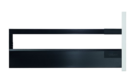 Ящик TANDEMBOX antaro с TIP-ON BLUMOTION (высота С 192, глубина 350 мм, вес ящика до 20 кг), крепление INSERTA, черный