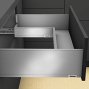 Ящик под мойку LEGRABOX pure TIP-ON BLUMOTION (высота C 177, глубина 500 мм, до 40 кг), для тонких фасадов, терра-черный